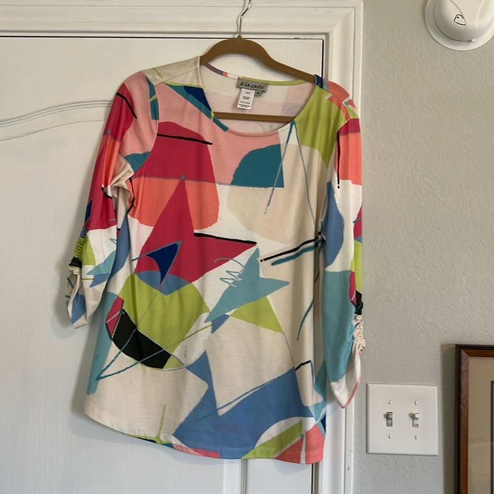 A la carte multi colored top